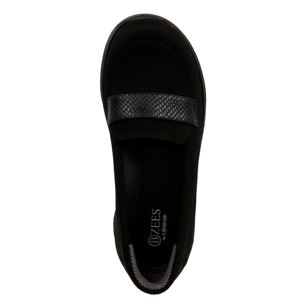 LifeStride Black Women's Loafers / Mocasines negros para mujer